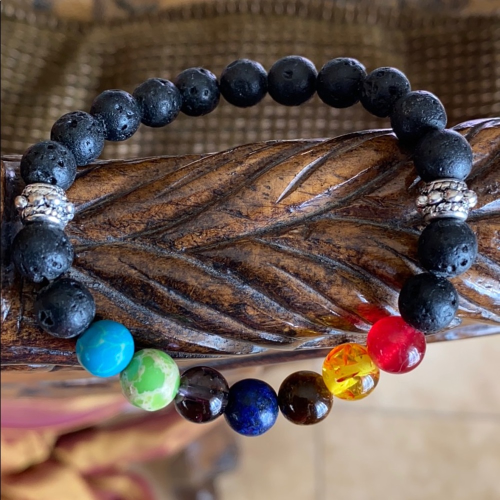Diffuser Chakra Bracelet unisex